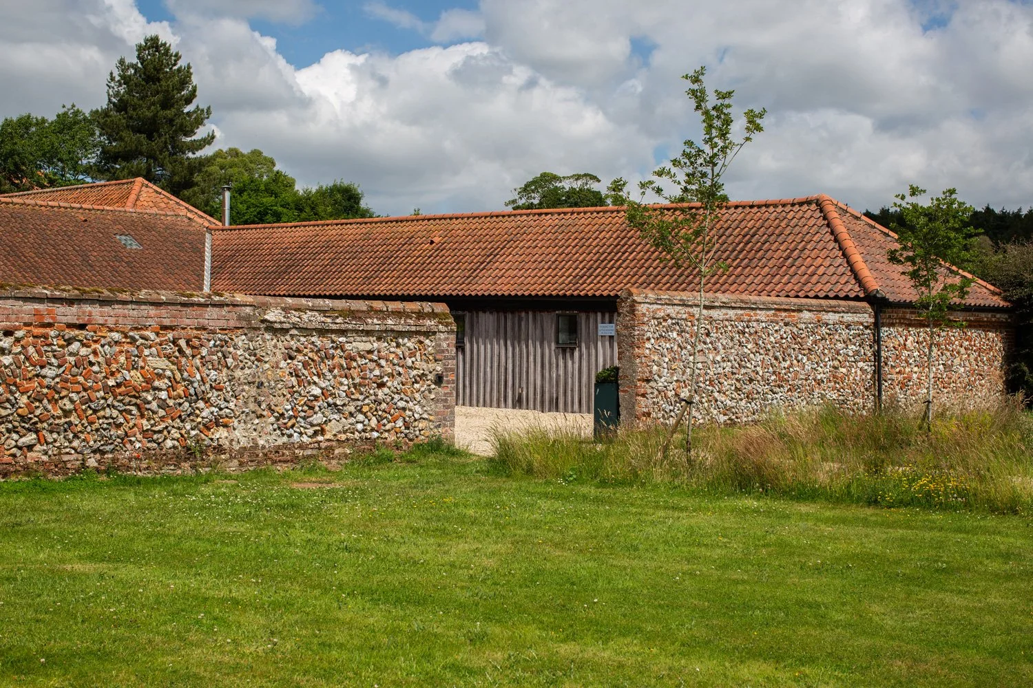 Little Barsham, tucked into the corner of the ancient farm buildings that were once the heart of the farm