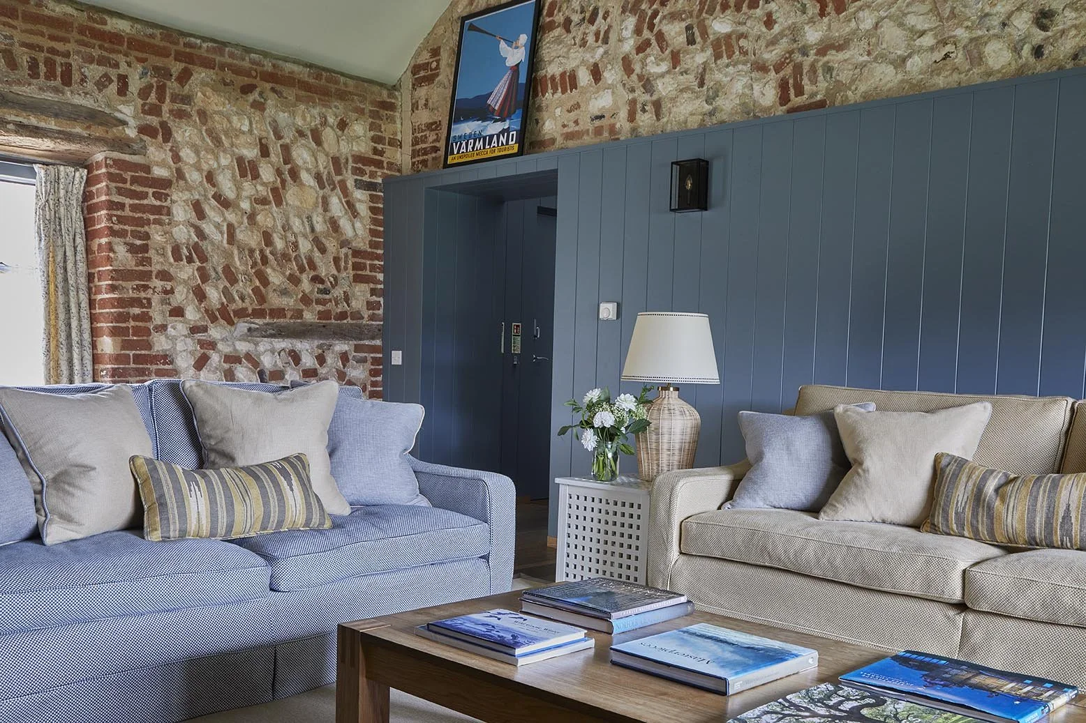 The cosy sitting room in Greys Court