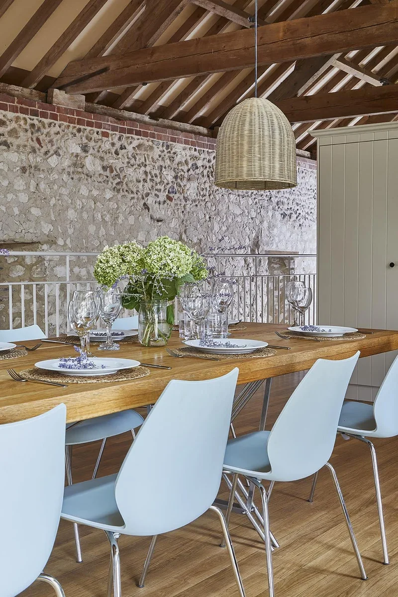 Great East's vaulted dining room