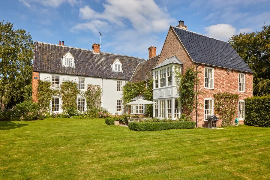 The back of Meadow House from the garden
