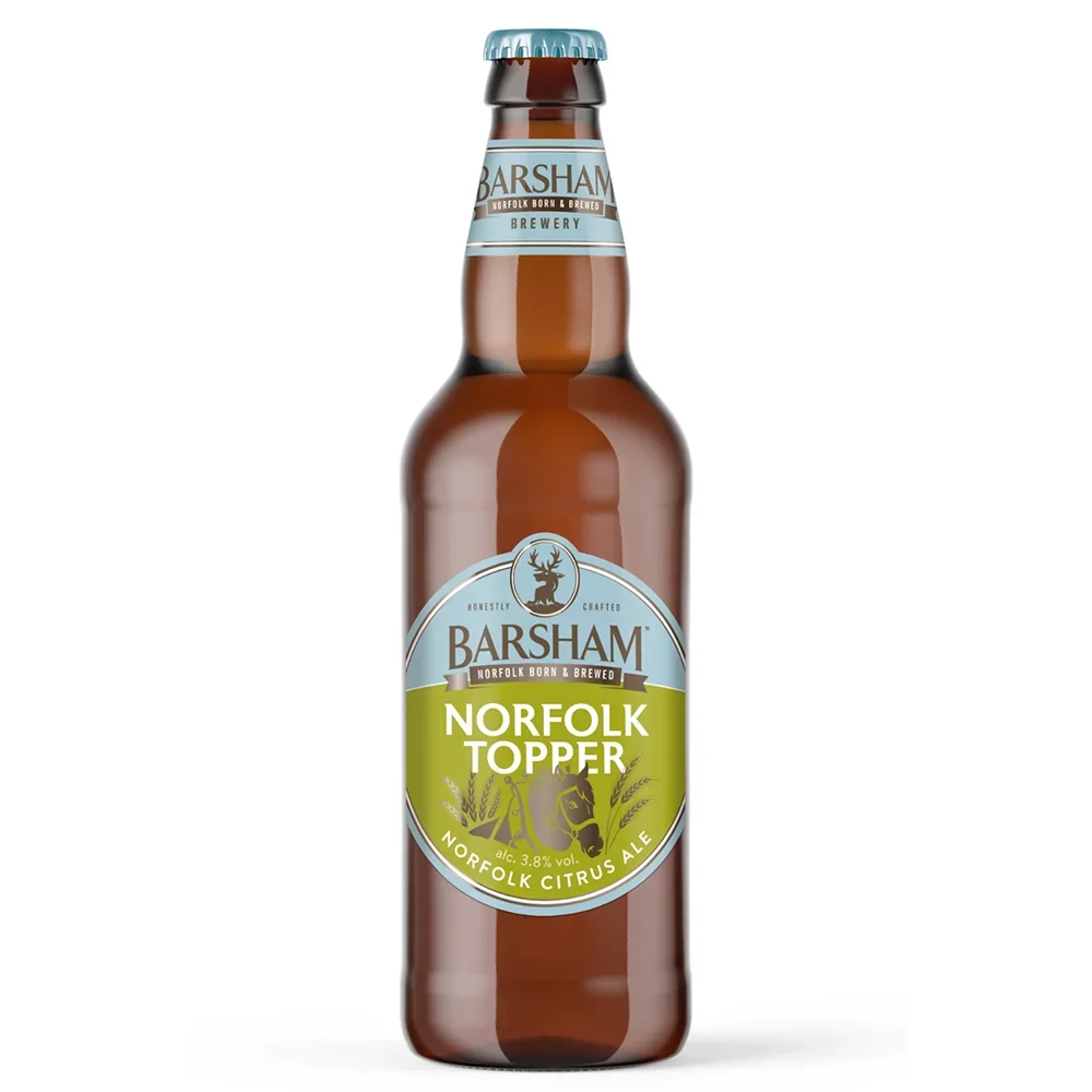 Barsham Brewery Norfolk Topper beer bottle