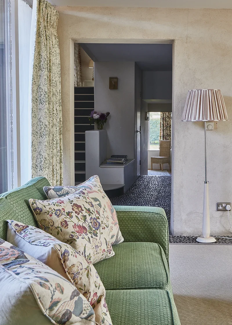 Great East's Reading Room with doors out onto the private garden