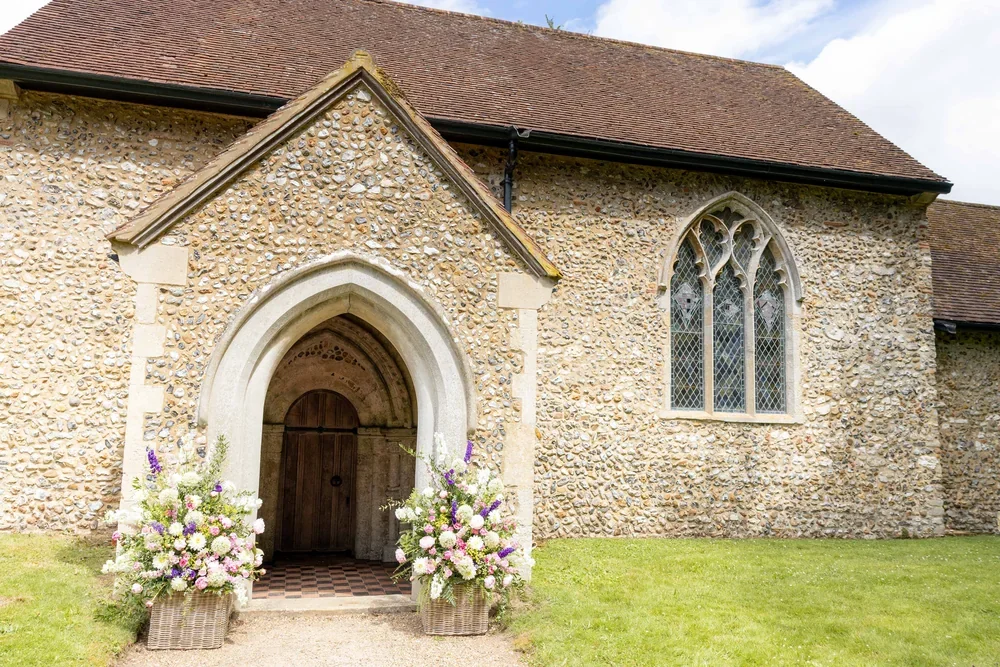 One of the churches on the estate during a wedding based at Meadow House