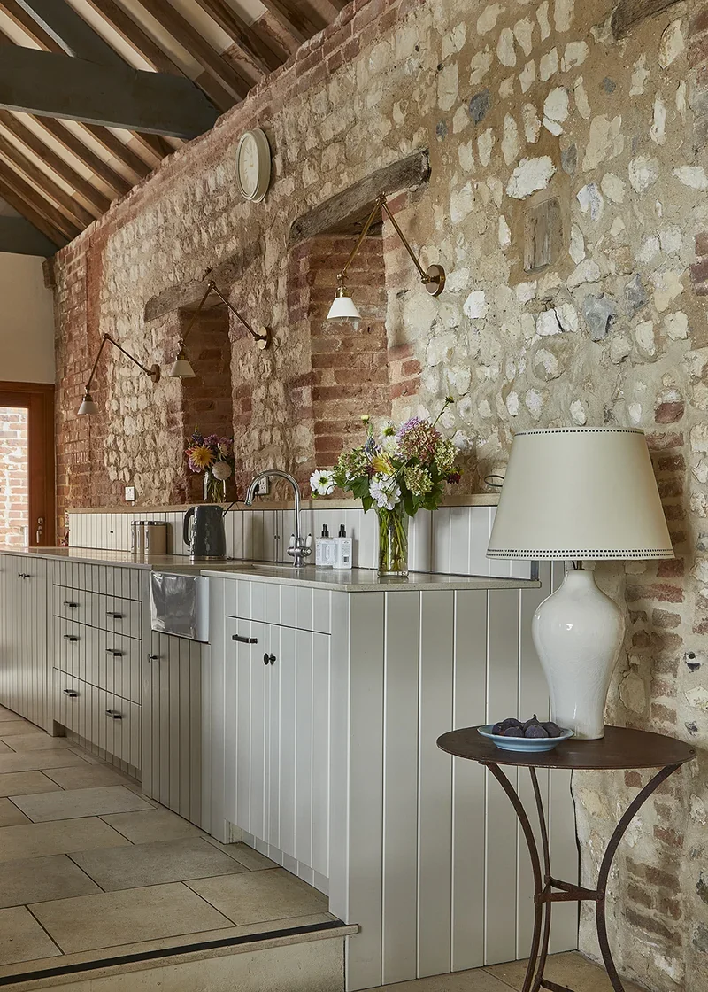 Long Meadow's airy open-plan kitchen