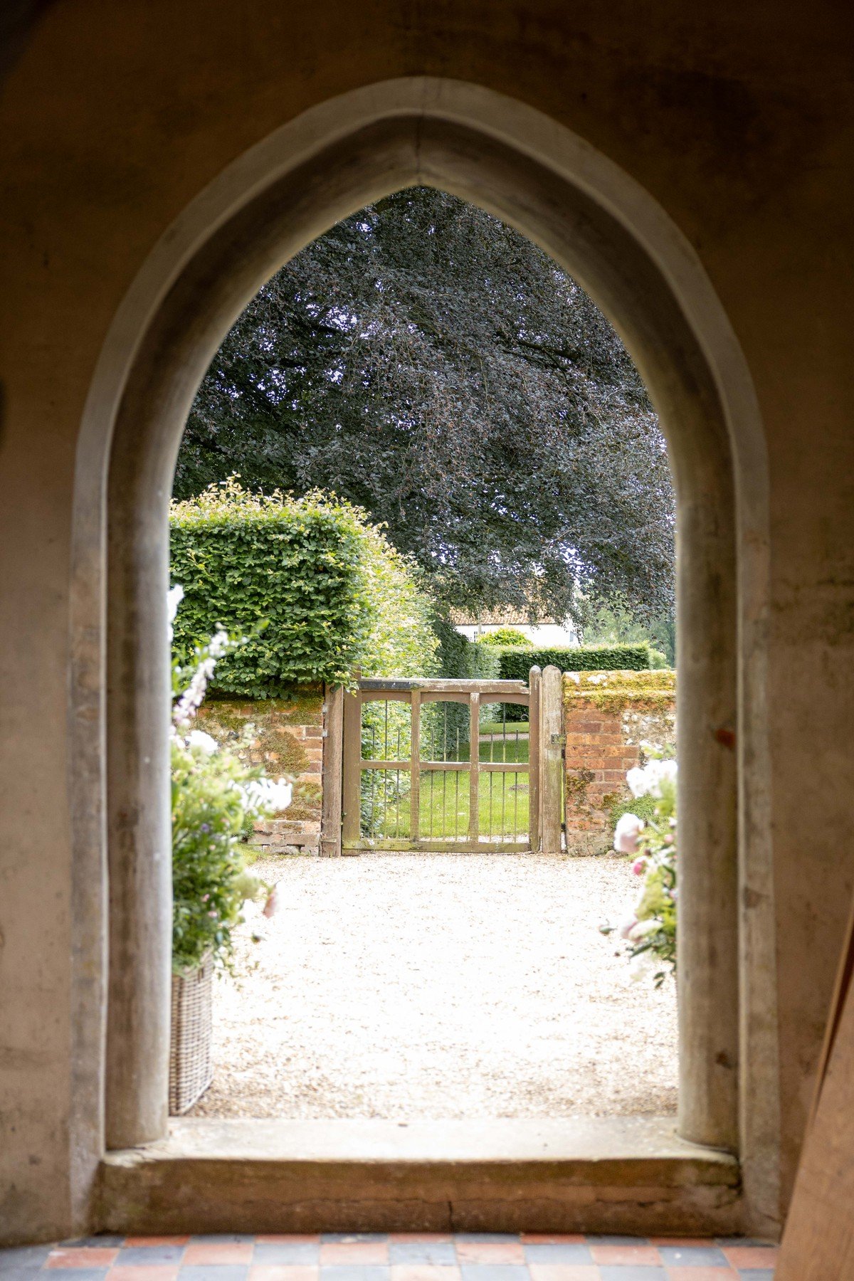 The view from the church towards the estate and Meadow House