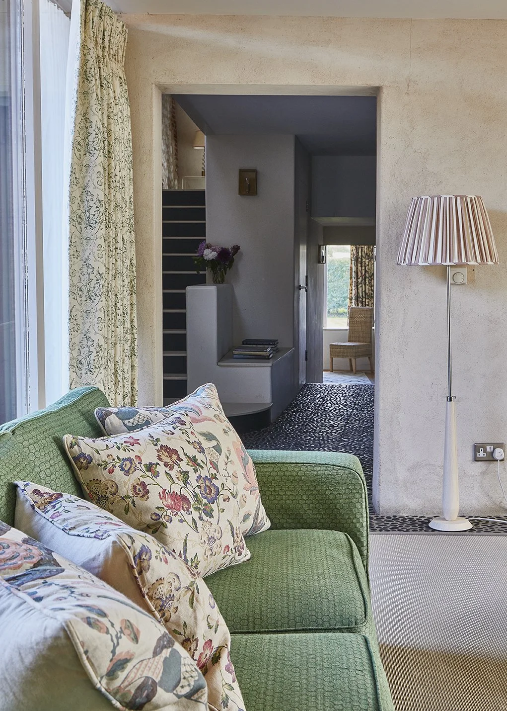Great East's Reading Room with doors out onto the private garden