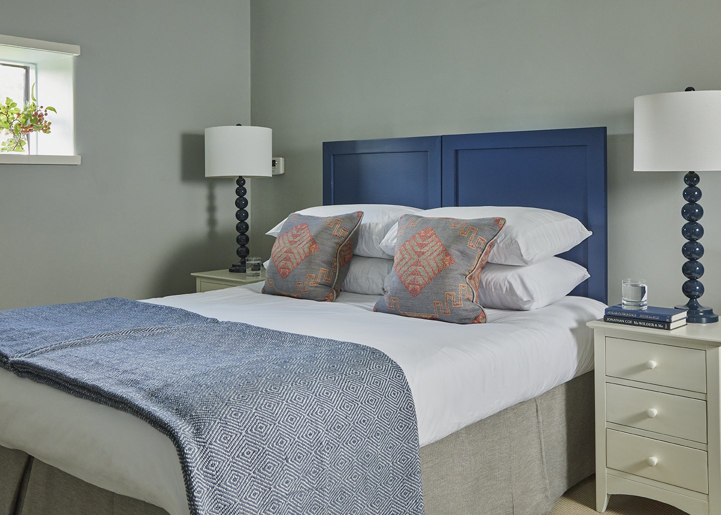 An airy double bedroom in Little Barsham