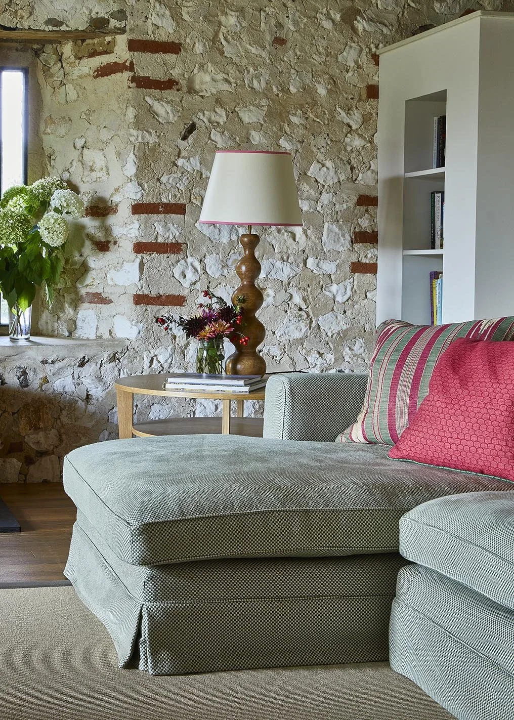 A cosy corner in Great East's spectacular vaulted Living Room