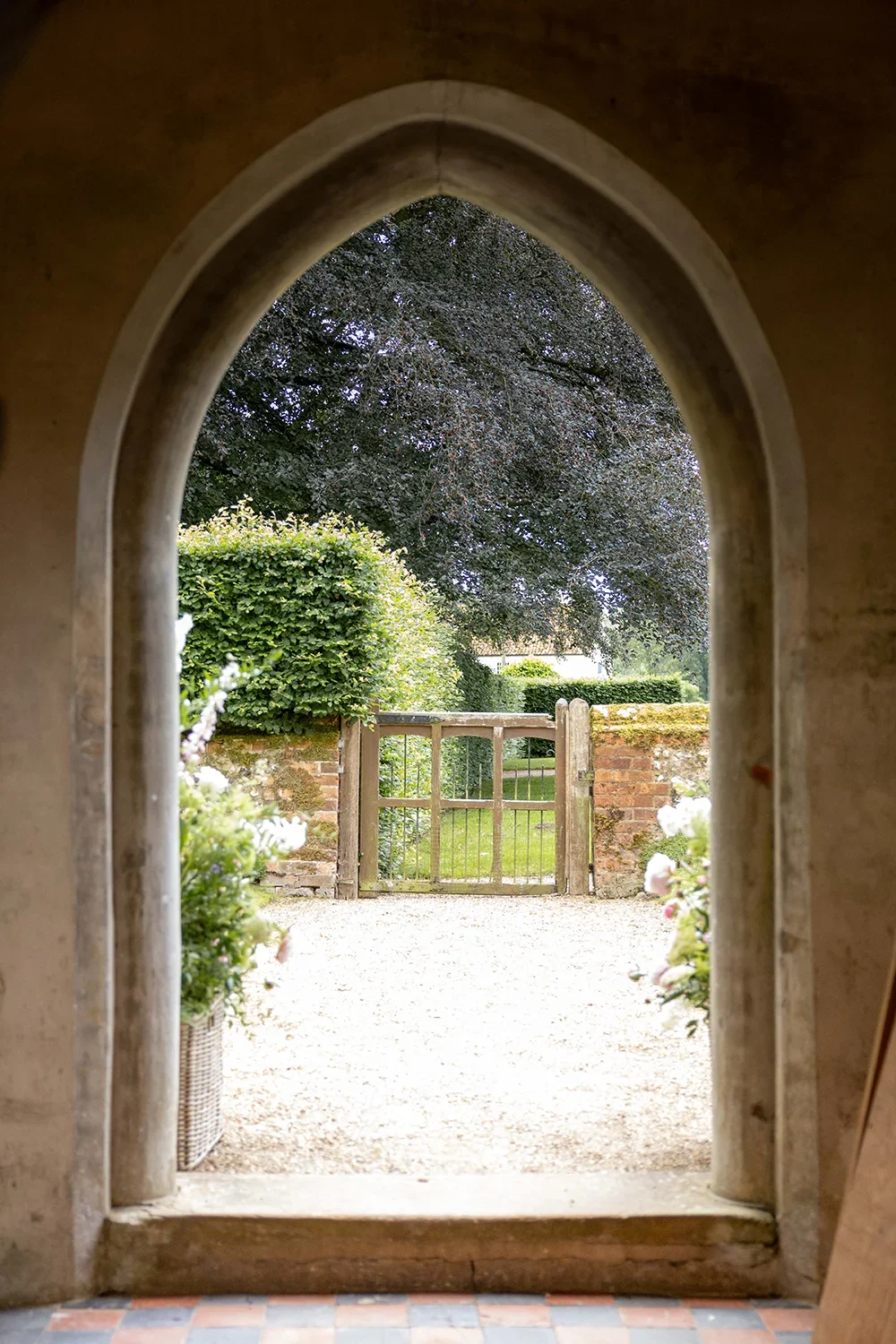 The view from the church towards the estate and Meadow House
