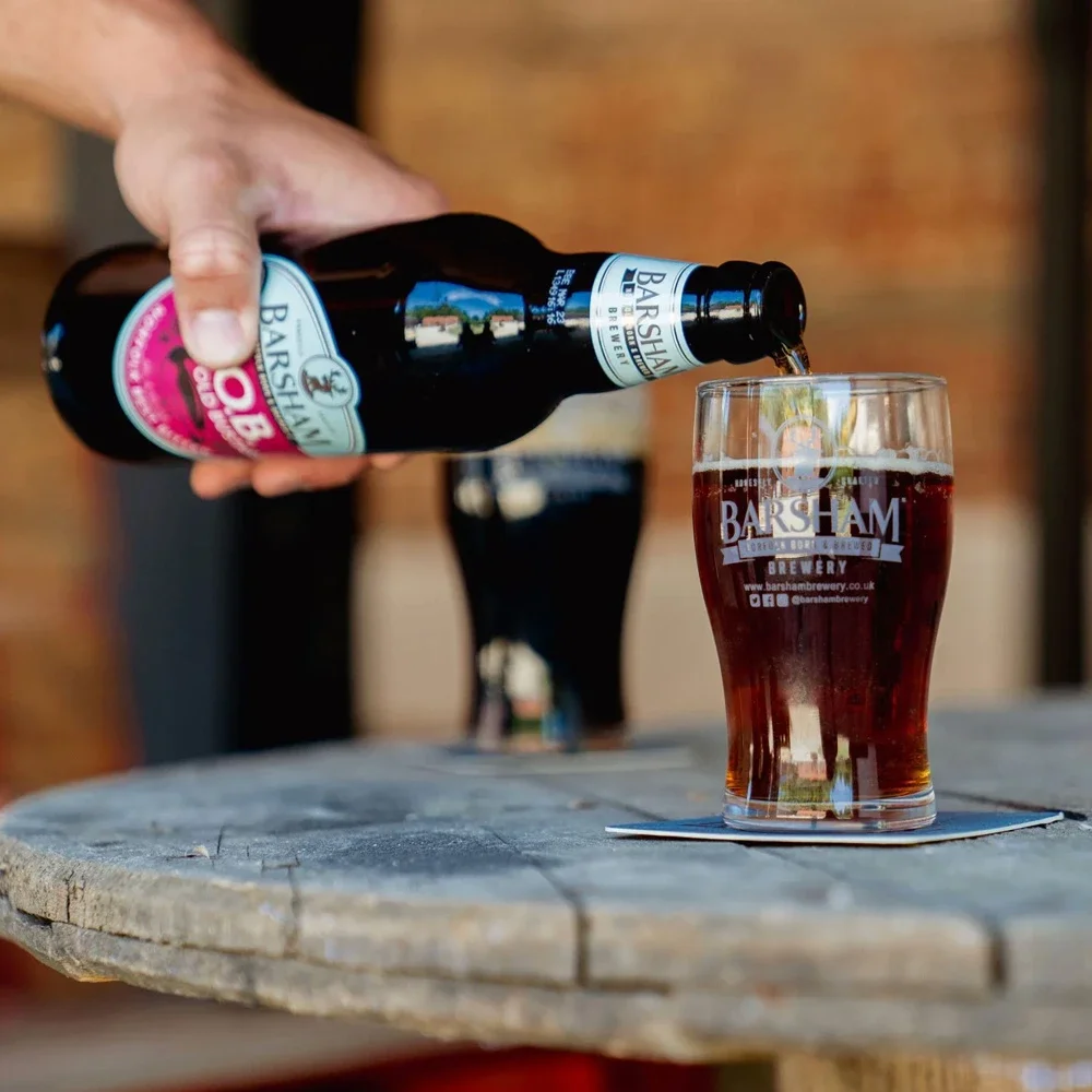 Bitter Old Bustard, one of Barsham Brewery's North Norfolk-grown and brewed beers