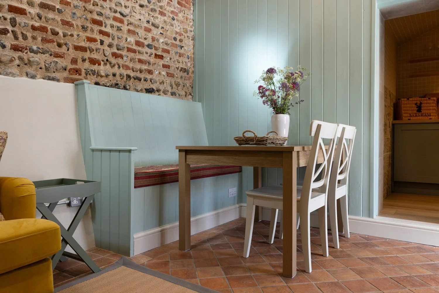 Little Sandford's dining area with seating for 4 people