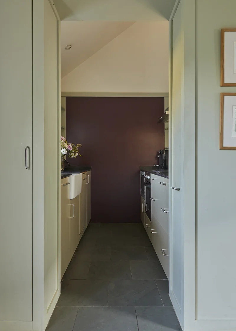 Little Barsham's well-equipped galley kitchen