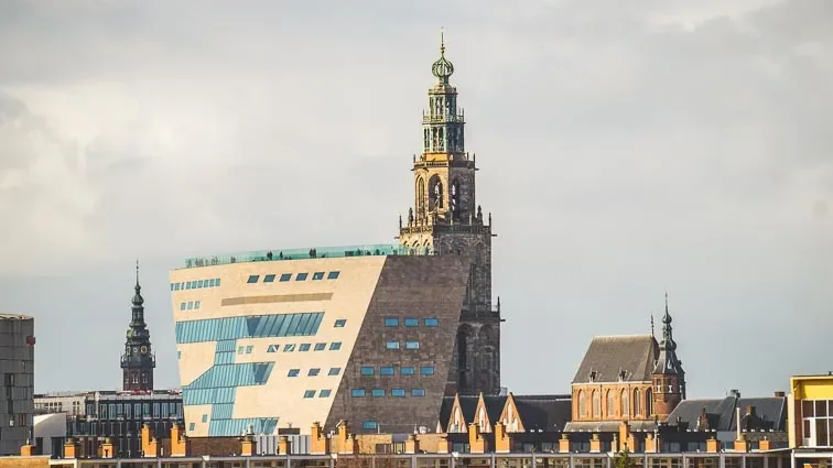 Where is the modern cathedral?