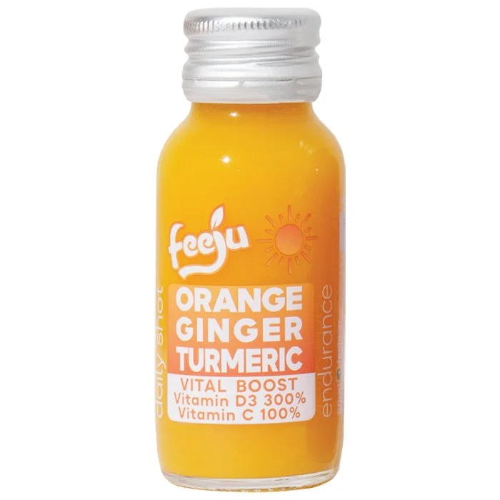 Orange Ginger Turmeric Shot (15 X 60mL) - Endurance Boost