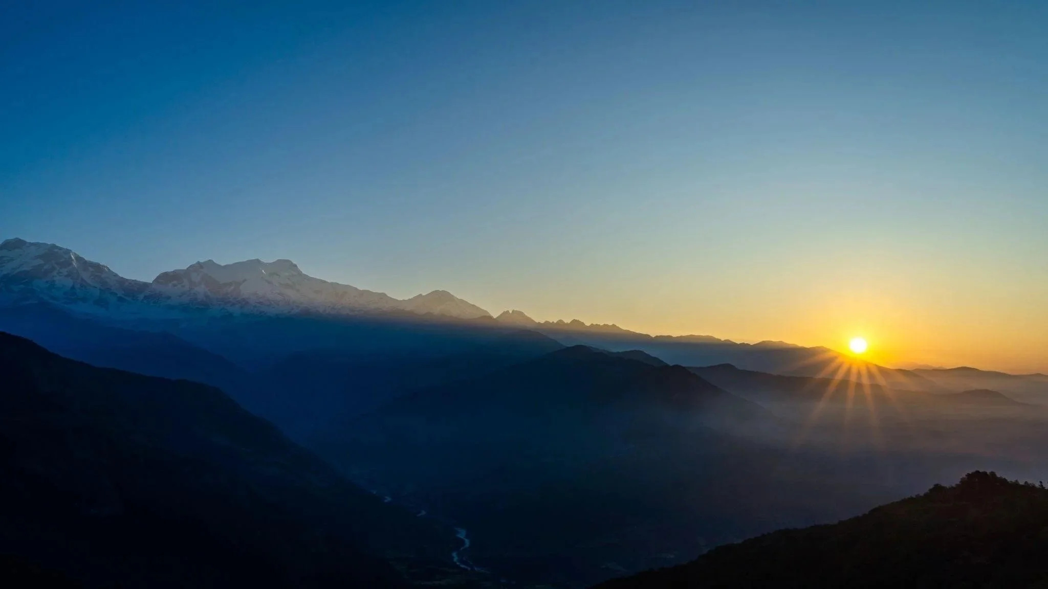 Photo: Sunrise View Mountains