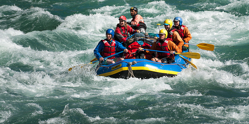 Kayaking on the Karnali River