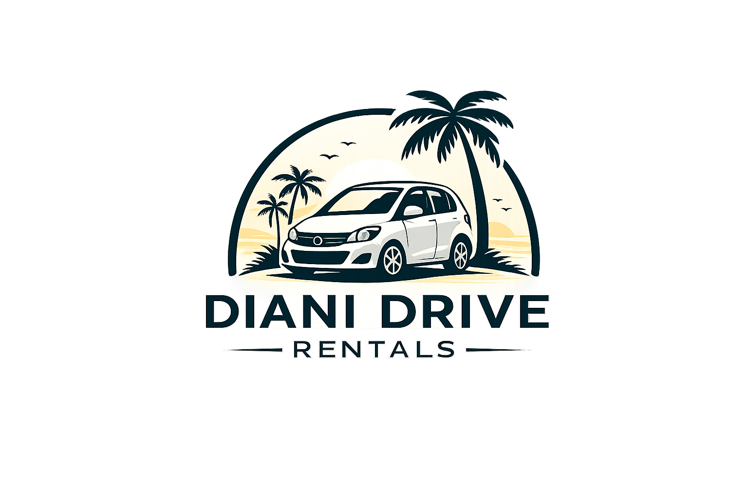 A modern, mobile-friendly website designed for a car rental business in Diani, Kenya, with a focus on a seamless booking experience and a tropical brand identity.