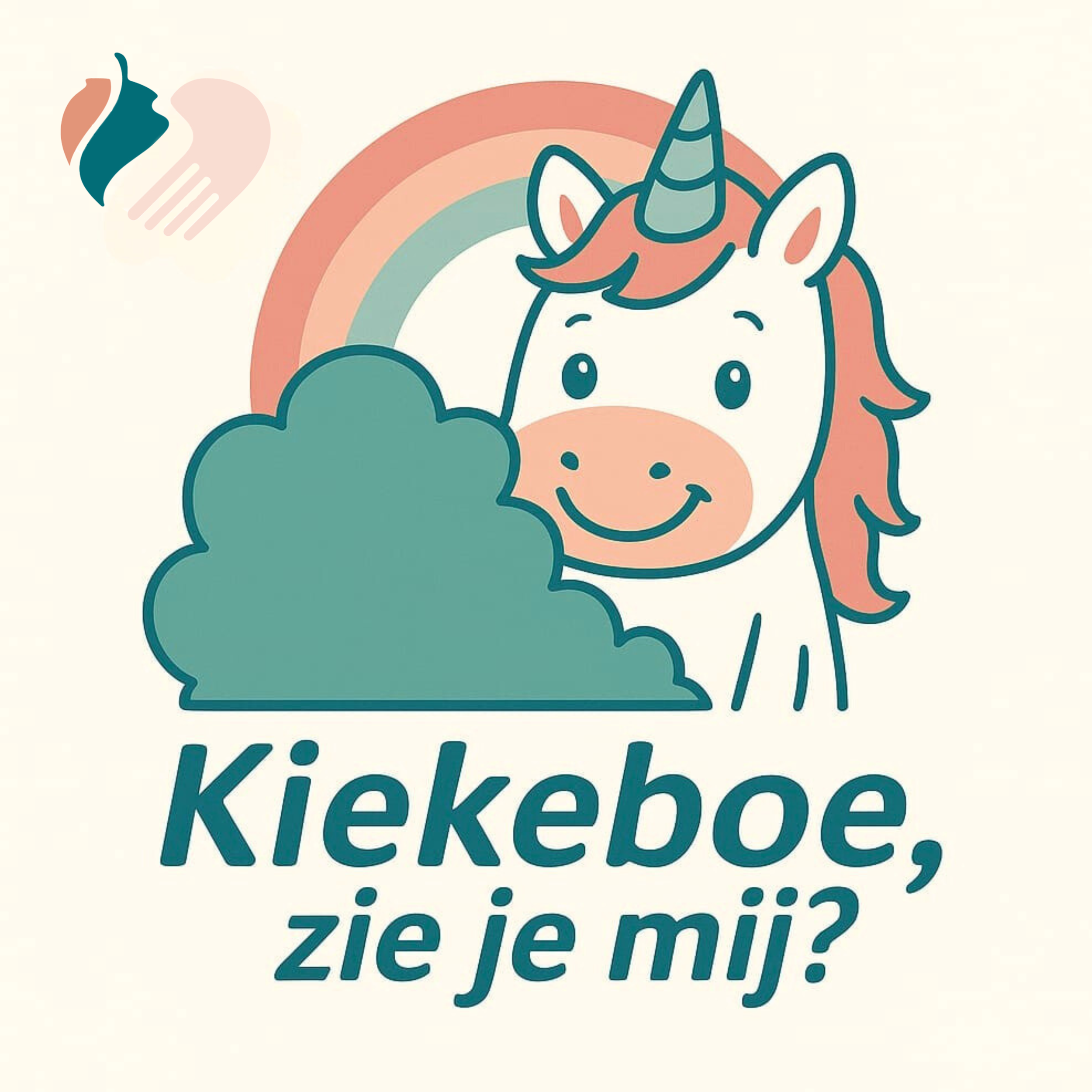 Logo 'kiekeboe, zie je mij'