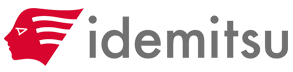 Idemitsu logo with red and black design and company name
