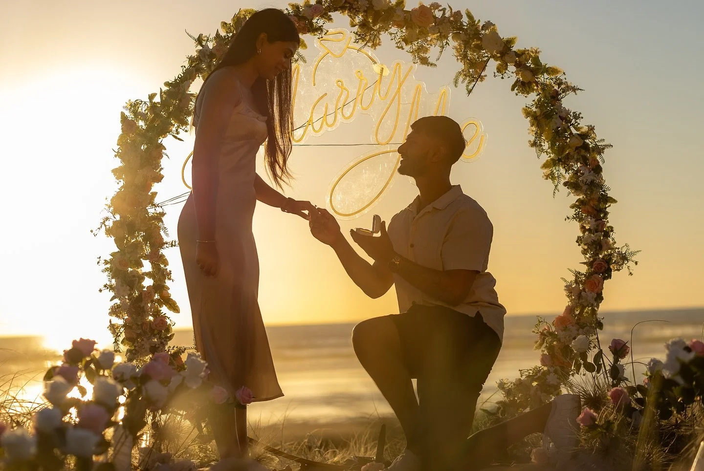 I had the absolute honor of capturing one of the most beautiful moments&mdash;a proposal at sunset on the beach. The golden light, the sound of the waves, and the pure love in the air made this moment unforgettable. 🌅💍✨ Watching the sun dip below t