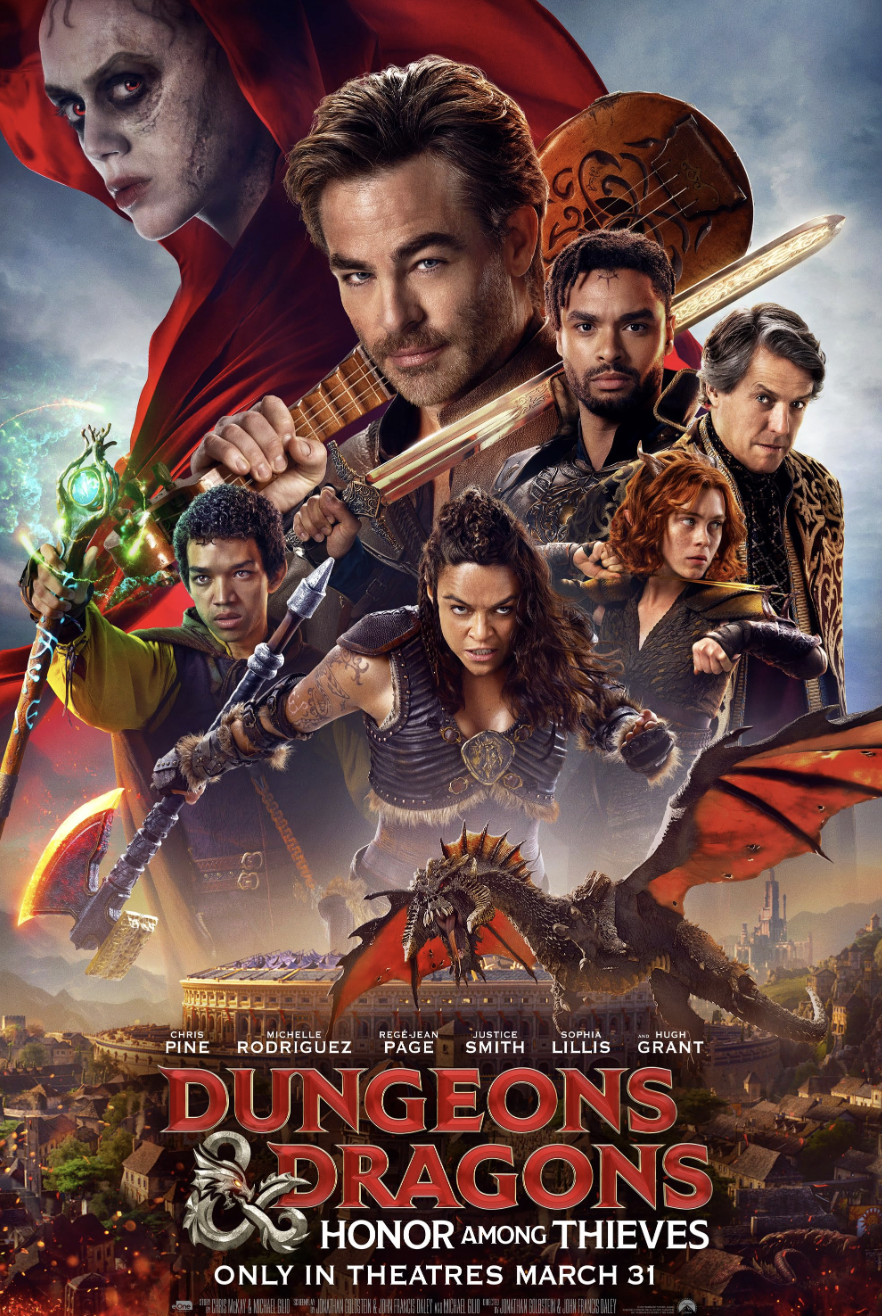  Dungeons & Dragons 
Paramount  
Directors: John Francis Daley, Jonathan Goldstein 
Costume Supervisor: Caroline Hill 
Wardrobe Mistress: Barbara Harrington 
 Principal Stunt Standby: Rhianna Bell 