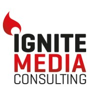 Ignite Media Consulting logo with a red flame above the text