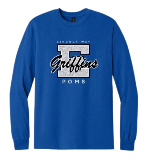 LWE - Poms Senior Night Glitter Long Sleeve