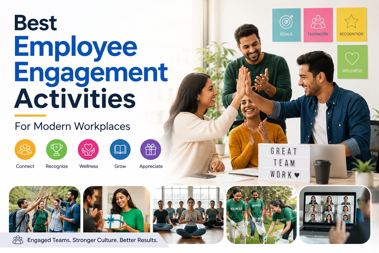 Best Employee Engagement Activities for Modern Workplaces in 2026