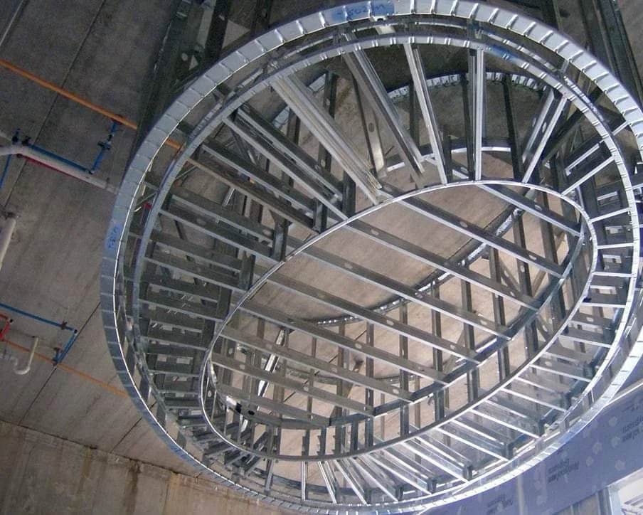 Complex Radius soffit build.