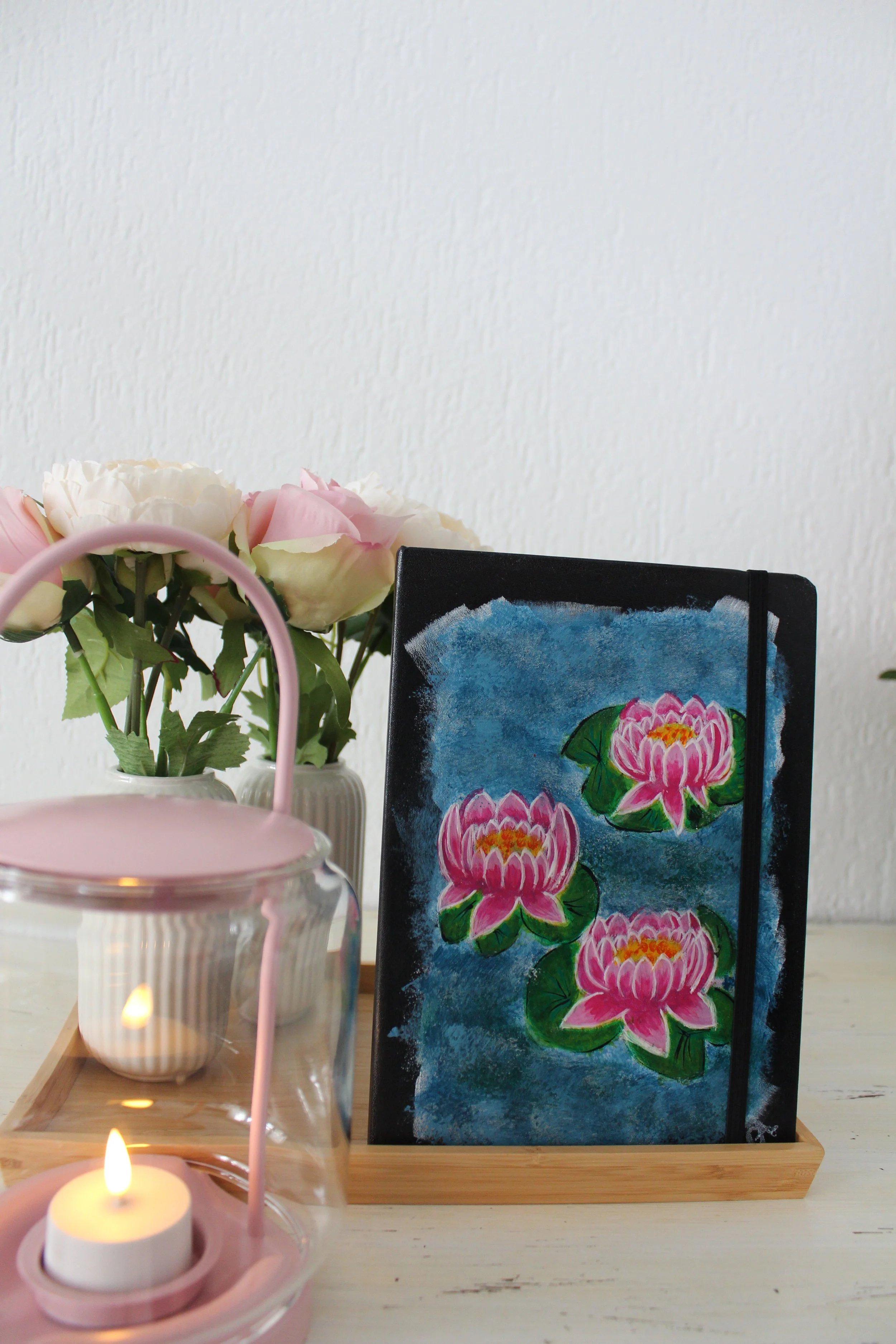Notizbuch Seerosen A5