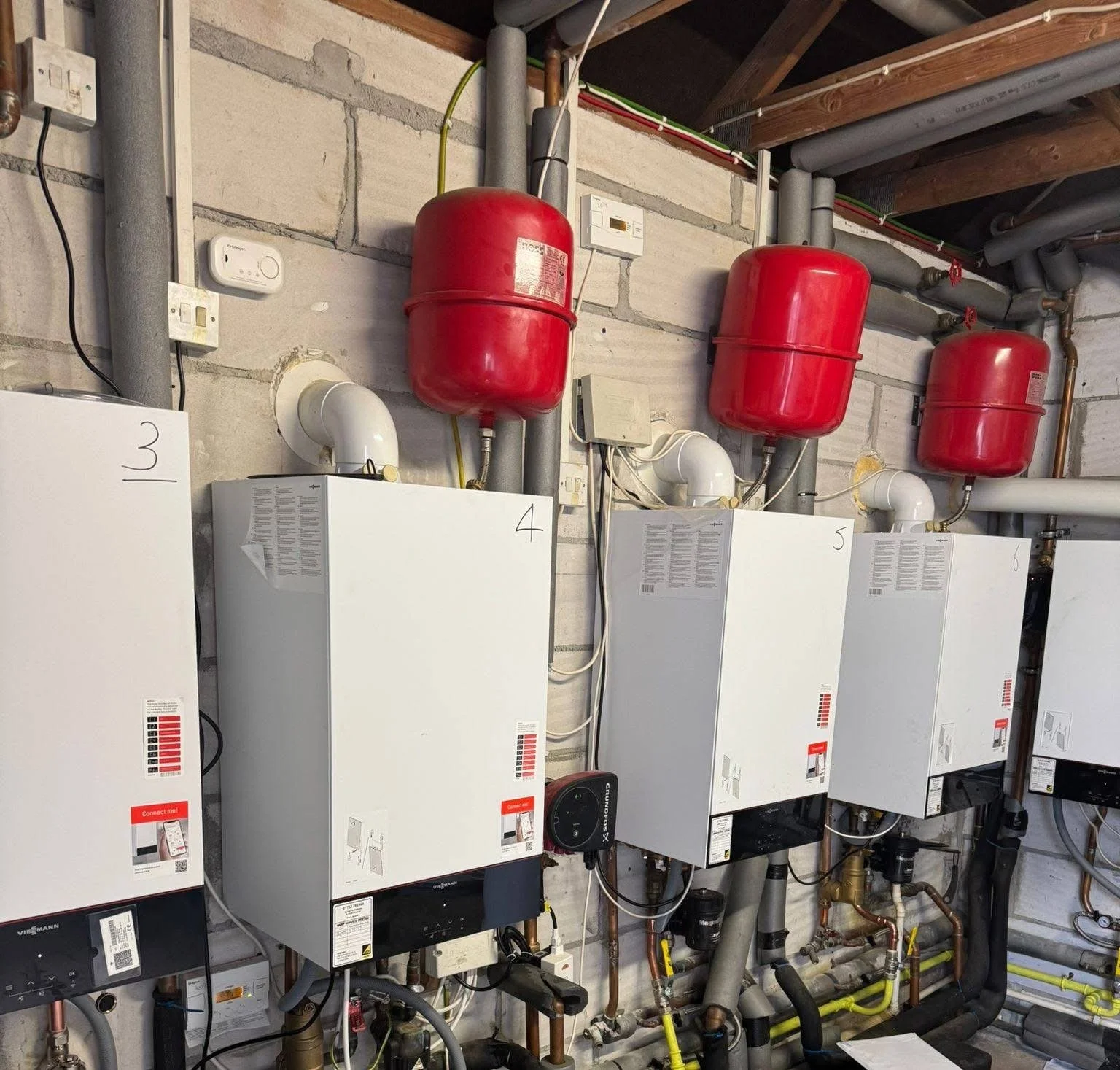 Care home 6 Boiler install