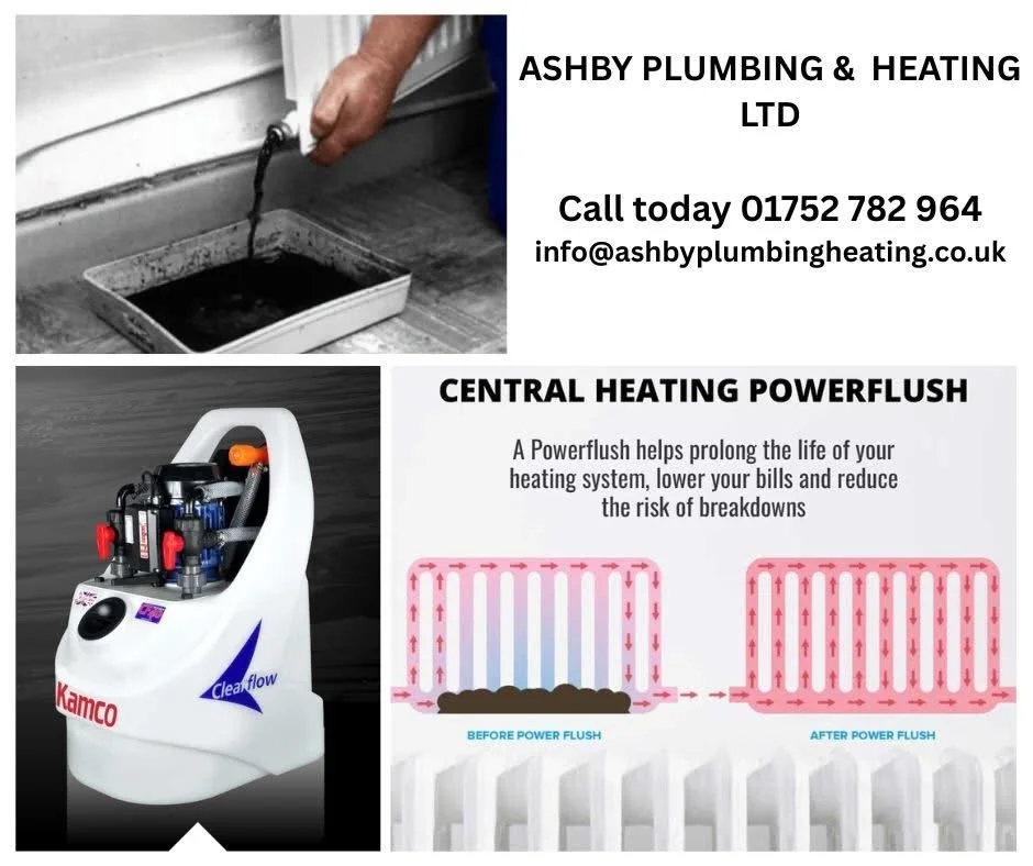 Power flushing Radiators