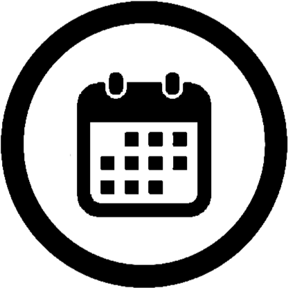 A black and white radar screen with a circular display and a moving blip.
