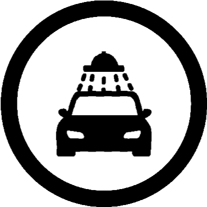 Empty black circle on a black background.