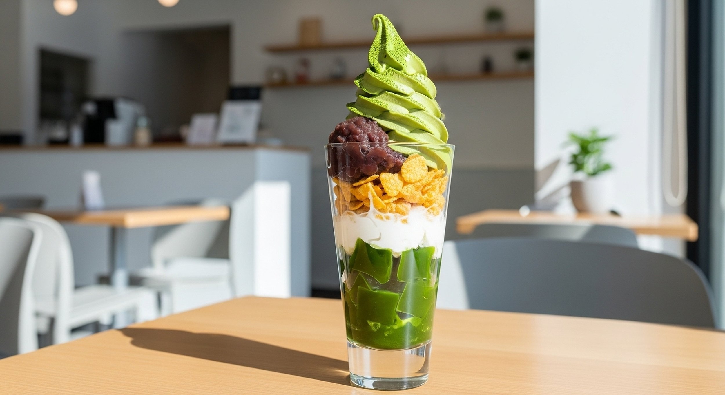 Matcha Soft Serve Parfait