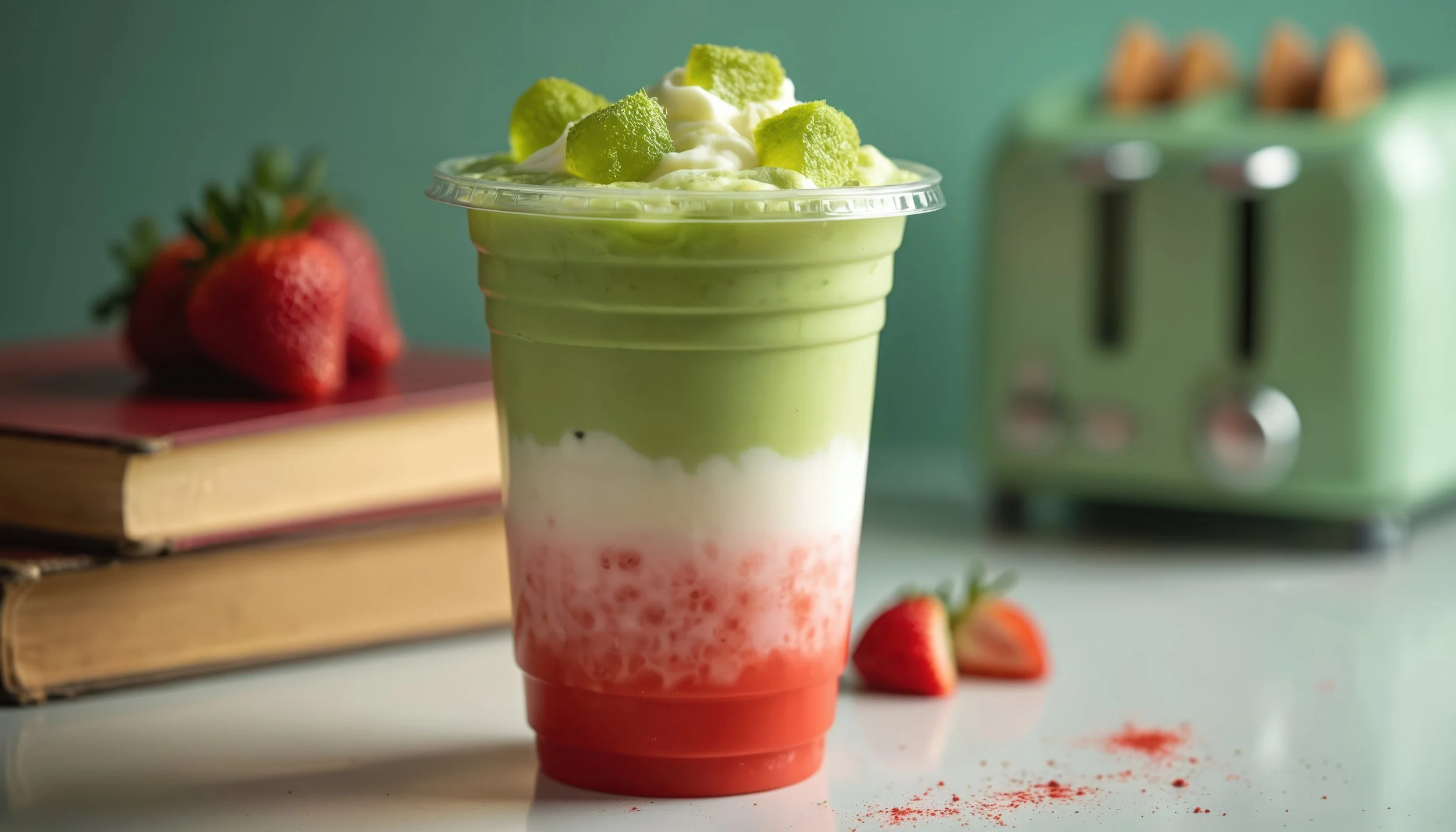 Iced Strawberry Matcha
