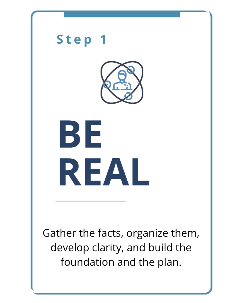 Step 1 of the InterviewReady coaching system: Be real. Gather career facts, organize experience, and build stronger interview answers.