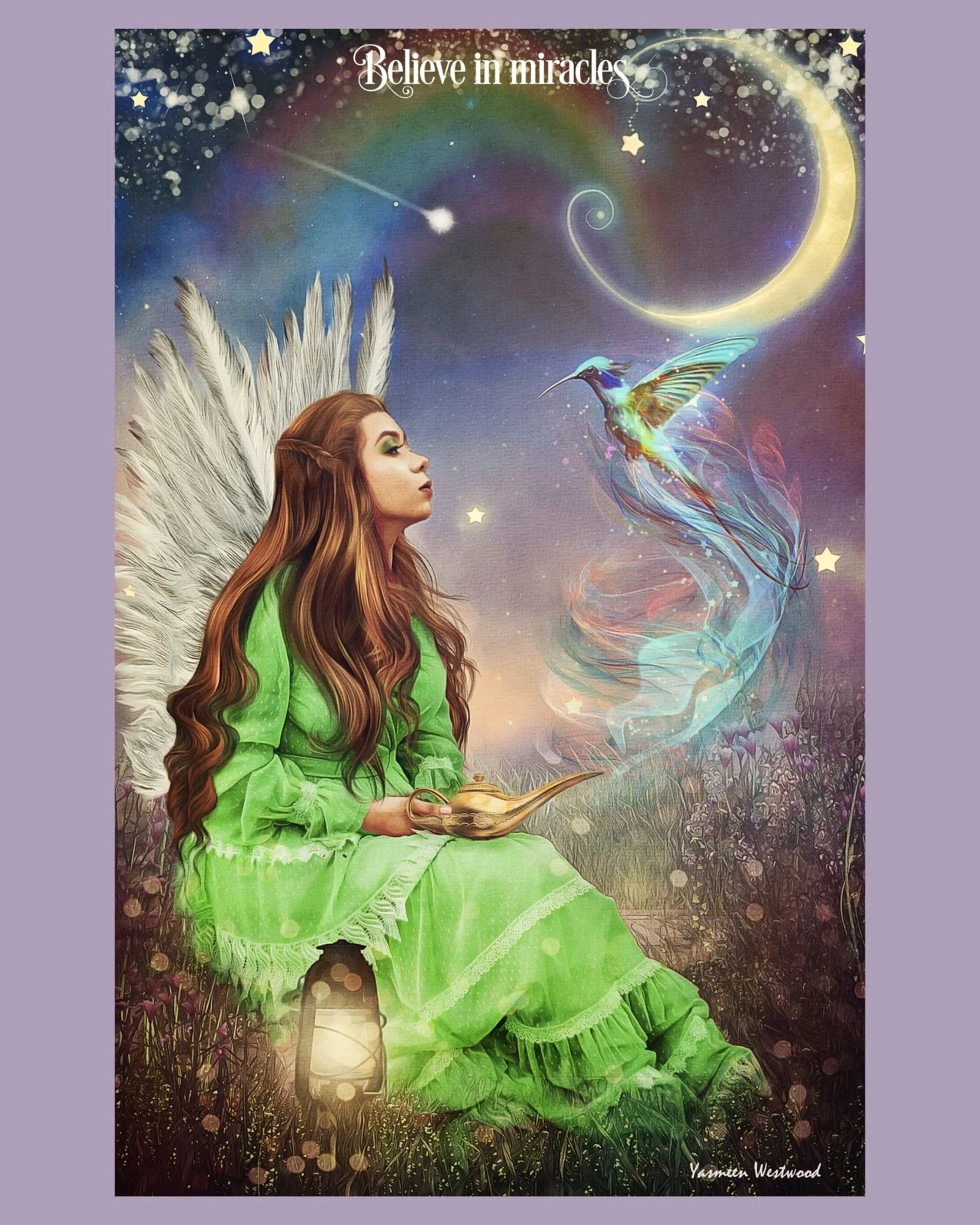 "Believe in Miracles" Art Print from Angels of Healing and Hope.