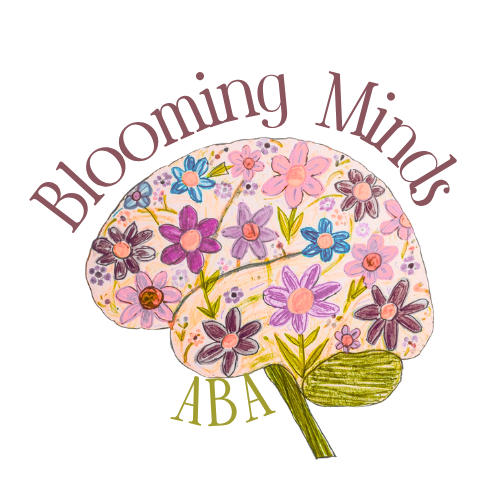 Hand-drawn illustration of a mushroom with colorful flowers and green leaves on its cap