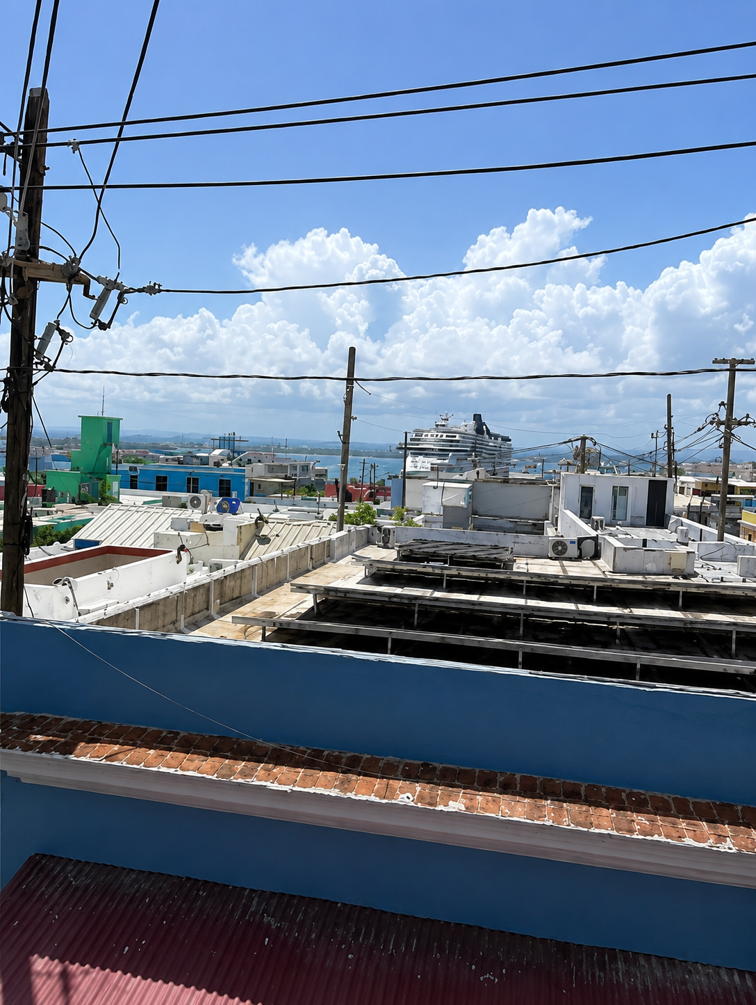 Vista desde el balcón