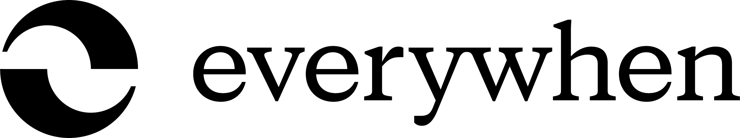 Everwyn logo with stylized 'e' and the word 'everywhen' in lowercase.