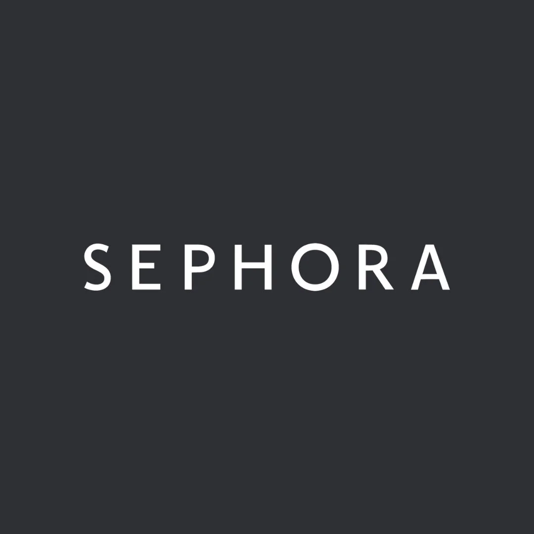 Sephora logo on a dark background
