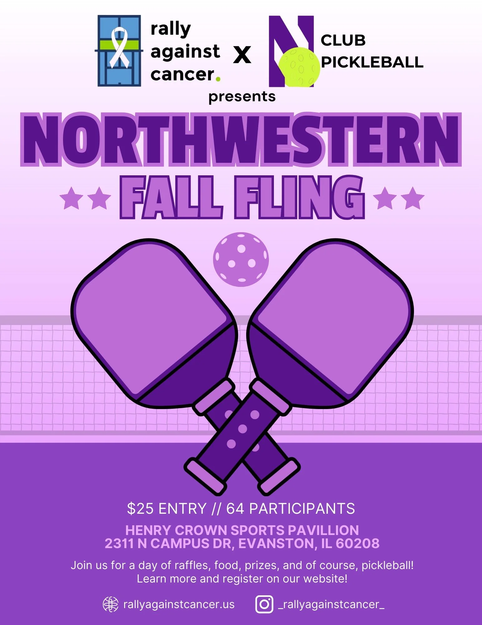 2025 Northwestern Fall Fling event poster