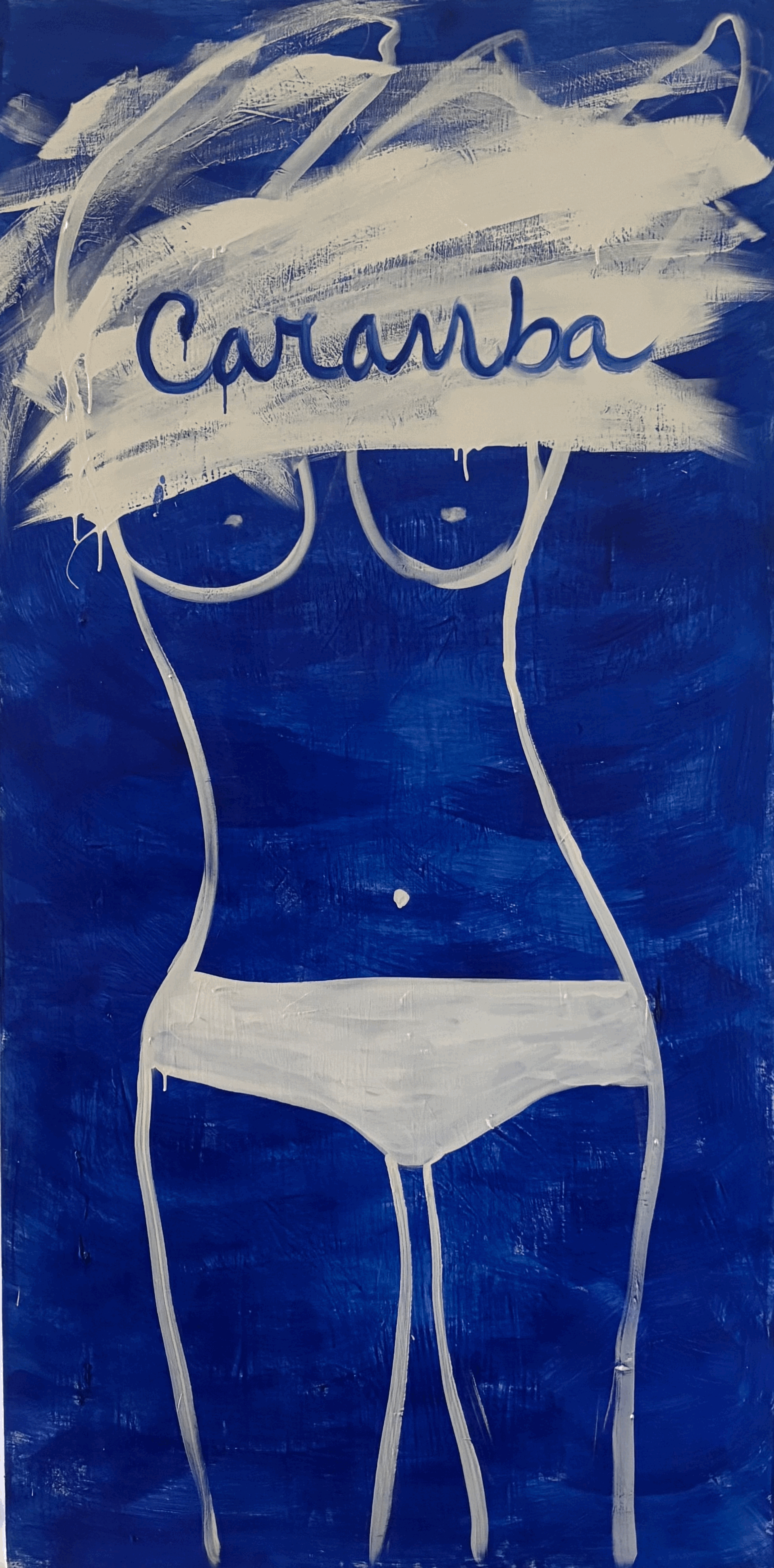 CARAMBA Abstract Painting made by Portuguese Artist Rita Correia de Sá