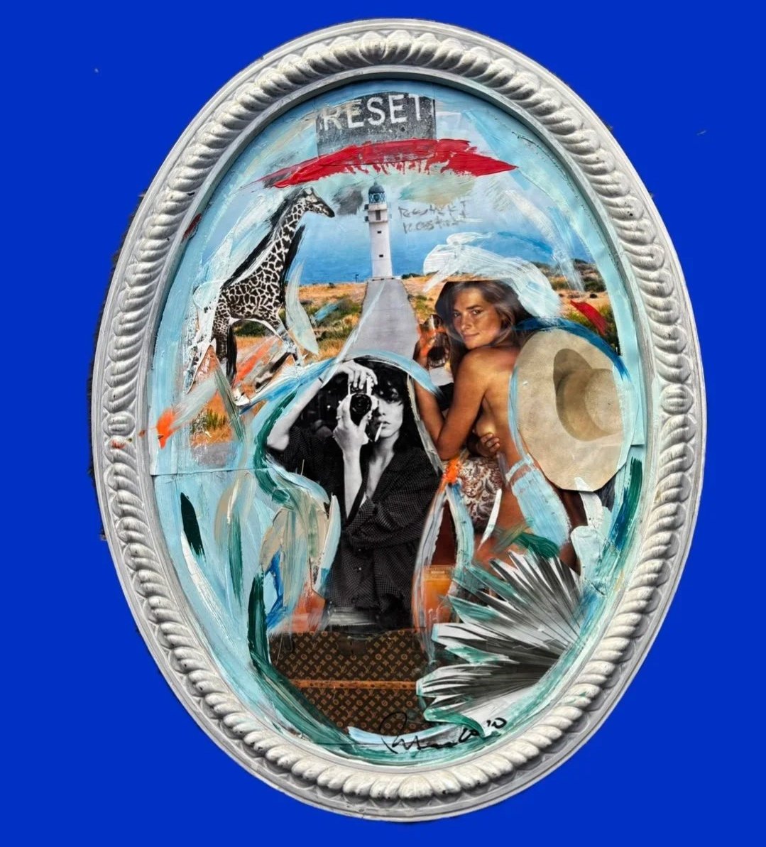 Reset Long Road Collage Rita Correia de Sá Portuguese Artist