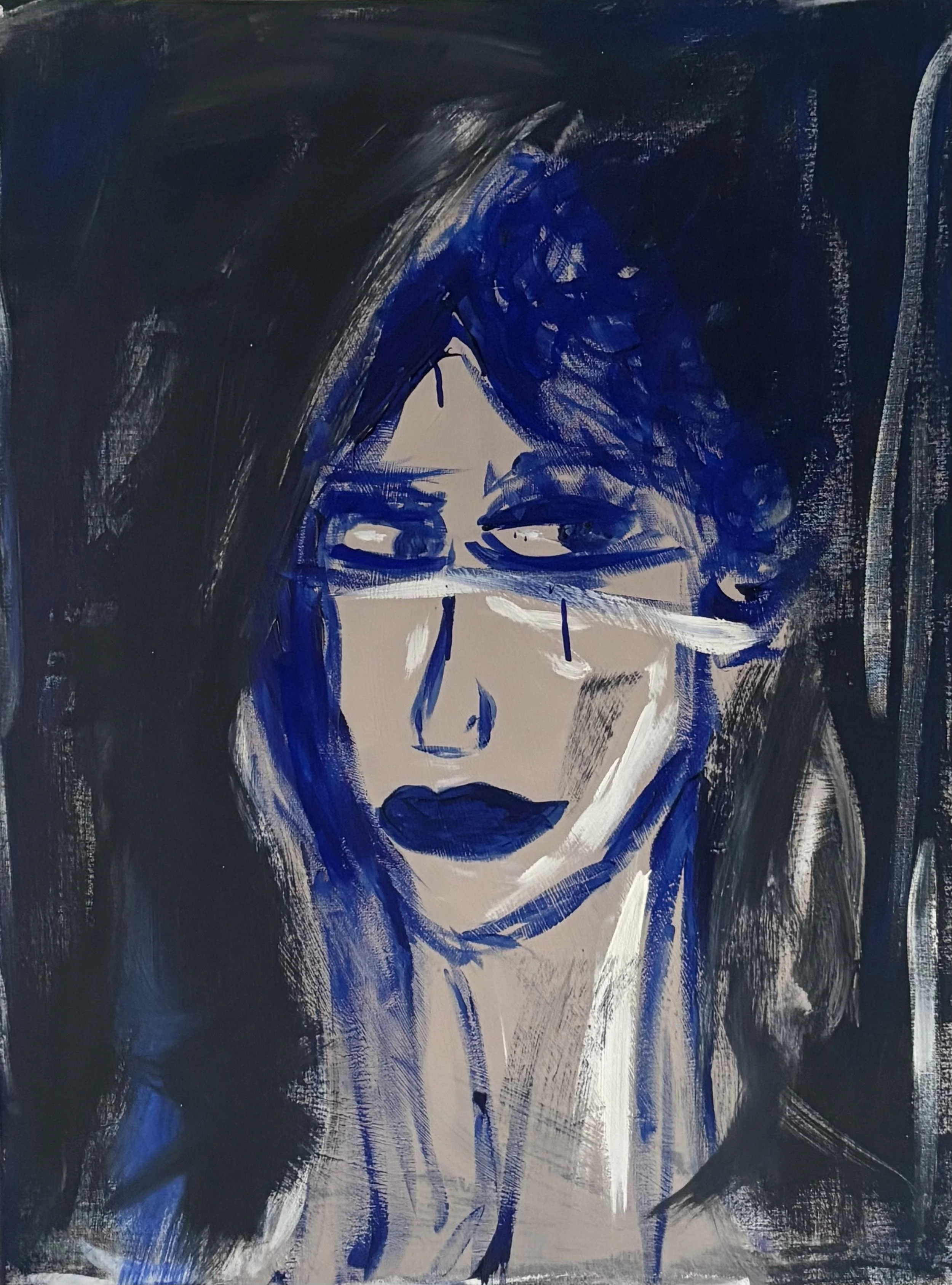A Chorona Abstract Portrait by Portuguese Multi Media Artist Rita Correia de Sá