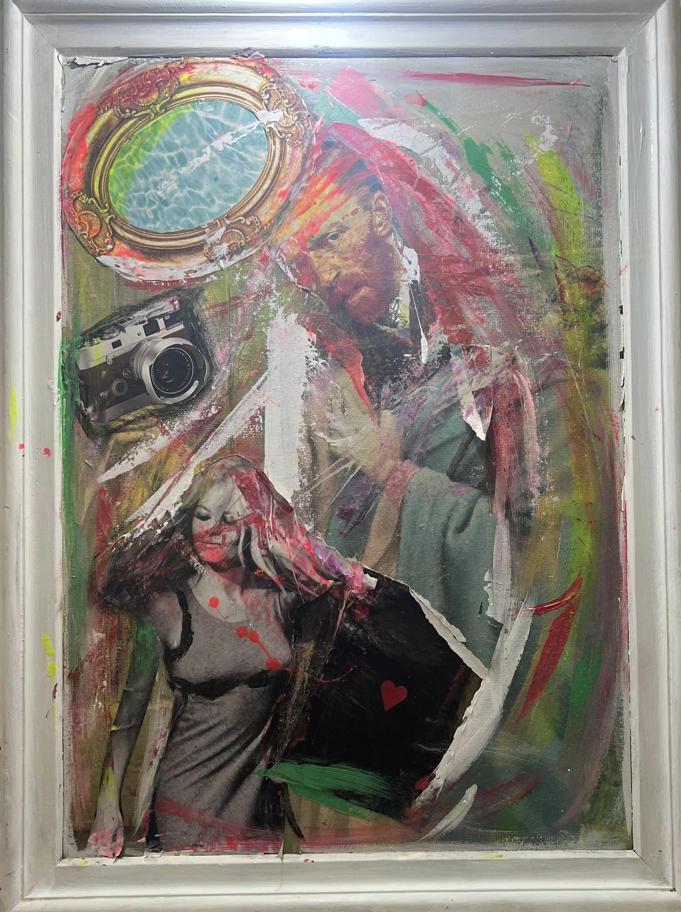 Bold Strokes Party Collage by Multi Media Artist Rita Correia de Sá