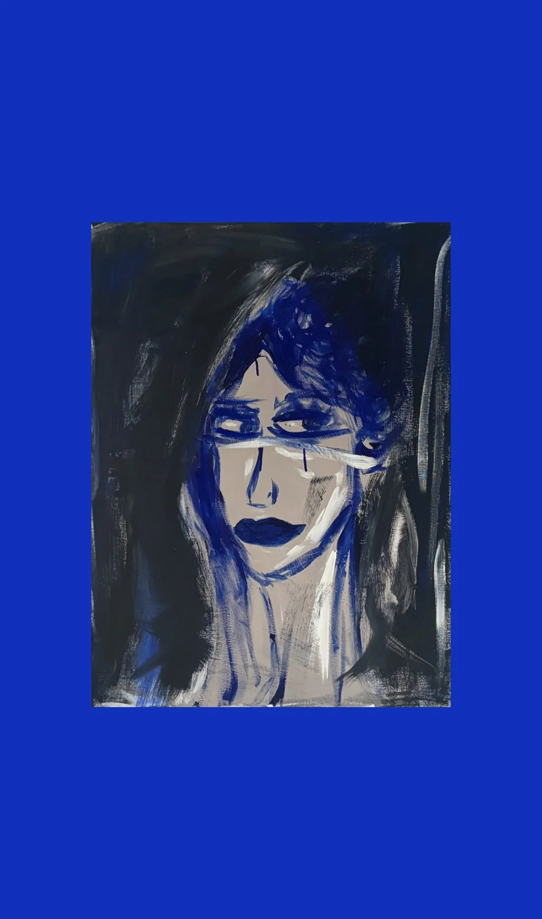 A Chorona Abstract Portrait by Portuguese Multi Media Artist Rita Correia de Sá