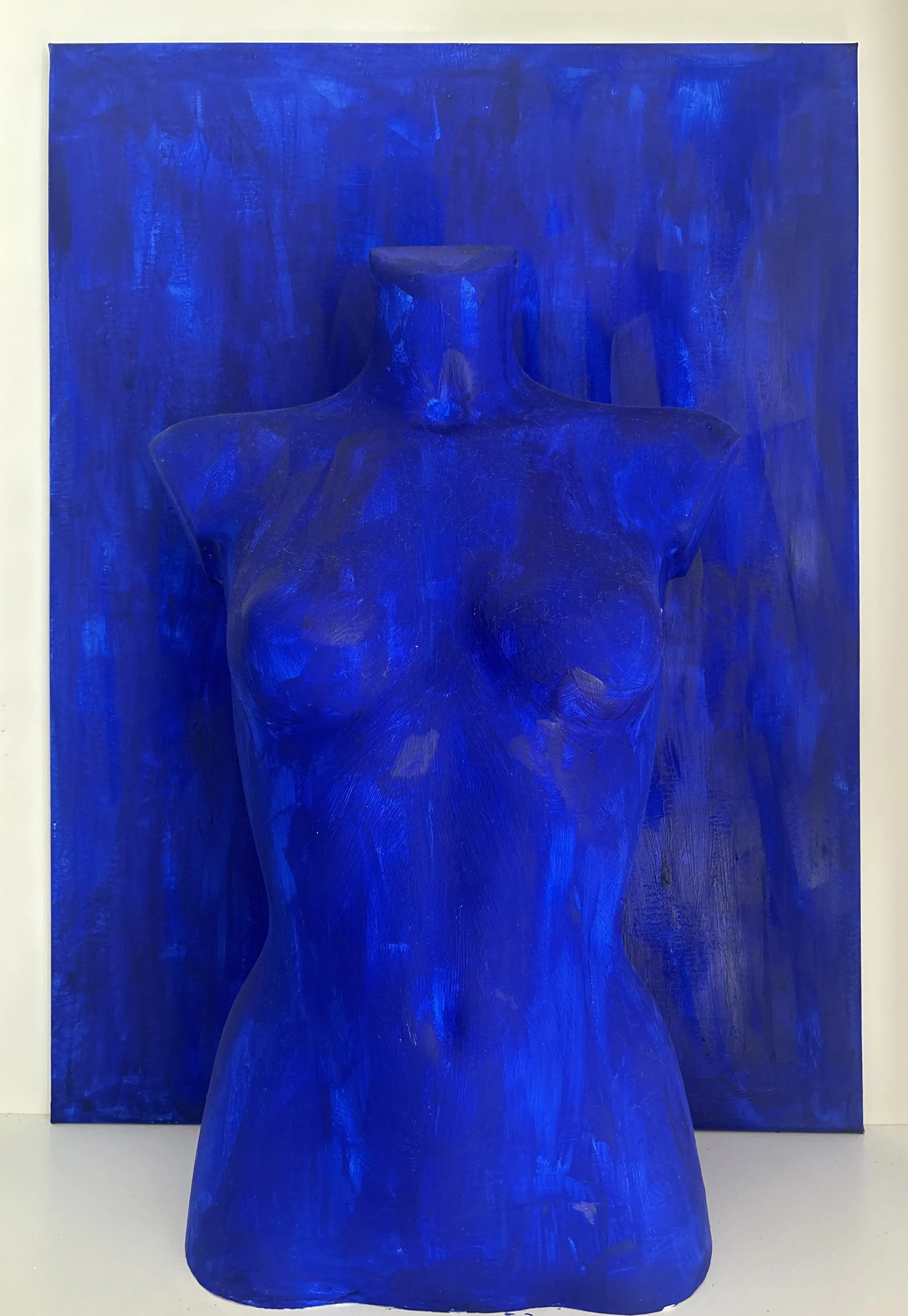 Klein Body Tridimensional Peace of Art and Painting by Multi Media Artist Rita Correia de Sá