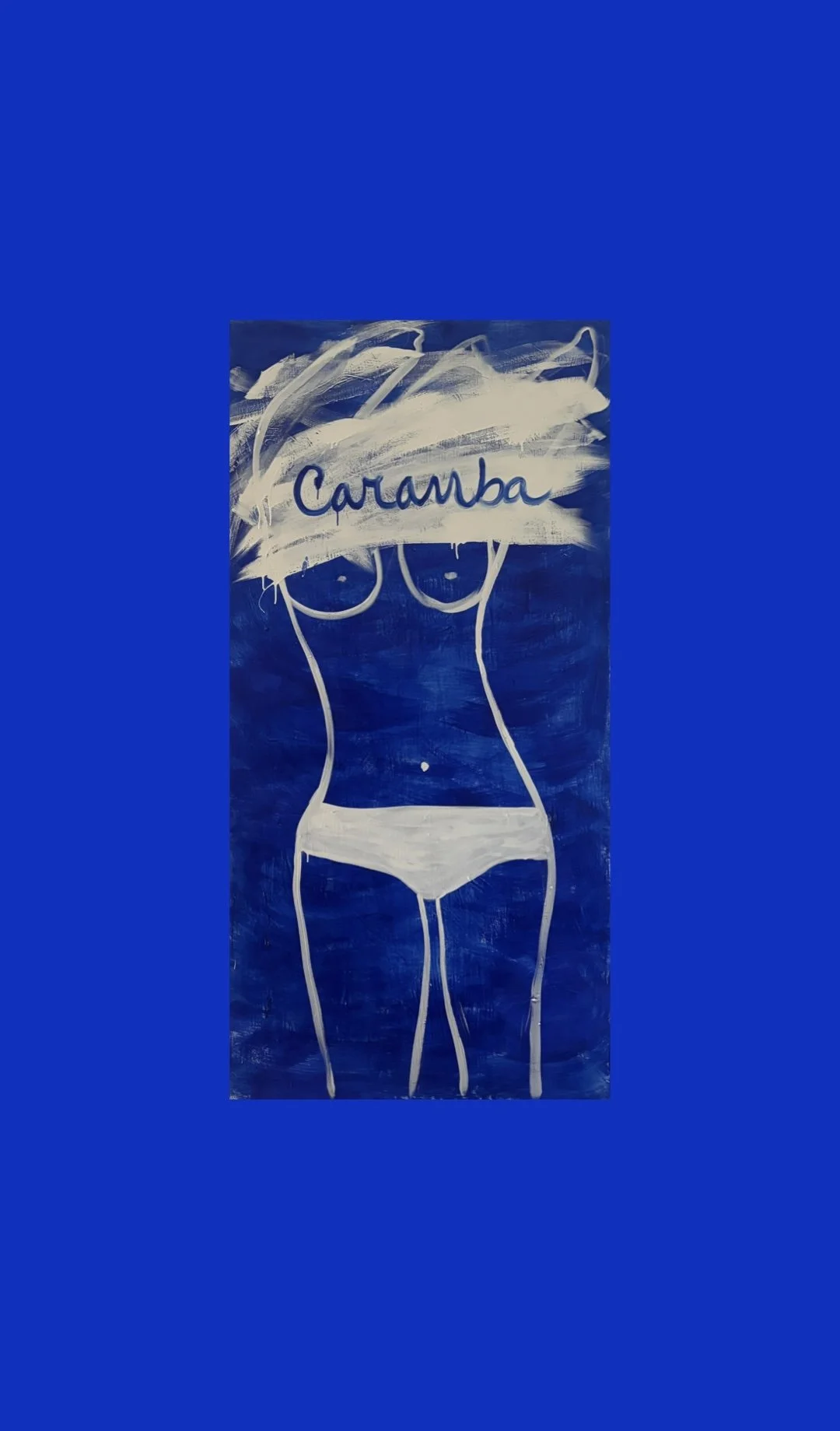 CARAMBA Abstract Painting made by Portuguese Artist Rita Correia de Sá